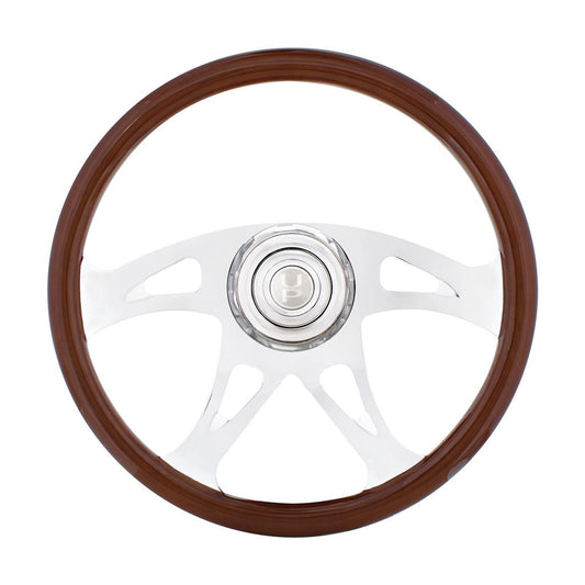 Truck City Chrome & Parts - Steering Wheel 18" Boss - Freightliner 1989-July 2006