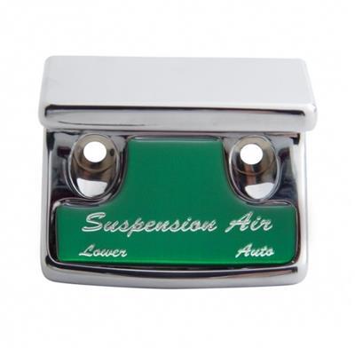 Truck City Chrome & Parts - ''Suspension Air'' Switch Guard - Green Sticker - Freightliner