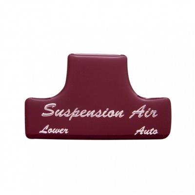 Truck City Chrome & Parts - "Suspension Air" Switch Guard Sticker Only - Red