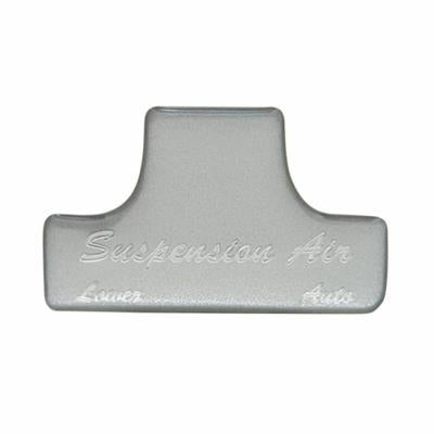 Truck City Chrome & Parts - "Suspension Air" Switch Guard Sticker Only - Silver