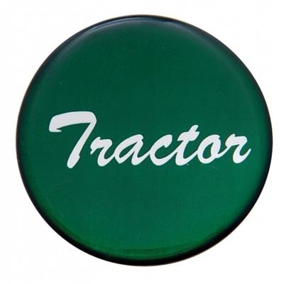 Truck City Chrome & Parts - ''Tractor'' Glossy Air Valve Knob Sticker Only - Green