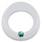 Truck City Chrome & Parts - Universal Signature Series Gauge Bezel With Visor & Crystal For 3-3/4"