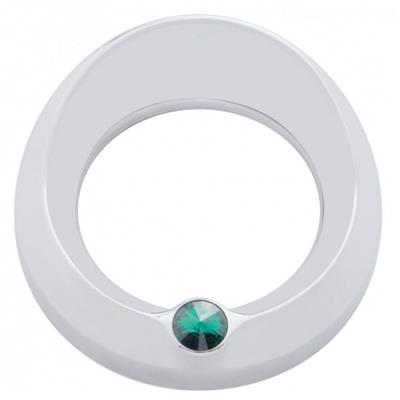 Truck City Chrome & Parts - Universal Signature Series Gauge Bezel With Visor & Crystal For 3-3/4"
