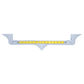Truck Hood Emblem Light W/ 14 Amber Led 12 Bar - Chrome Lens - Lighting & Accessories
