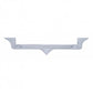 Truck Hood Emblem Light w/ 14 Amber LED 12" Light Bar - Chrome Lens