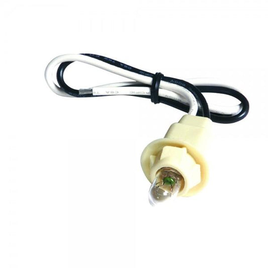 Twist-In Socket Pigtail. 2 Wire.  12” Lead Wire.  9 1/2” Long.