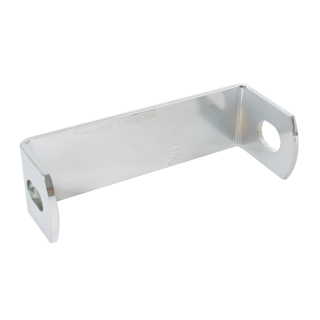 U-Shape Mirror & Light Connection Bracket, Chrome Plated Steel