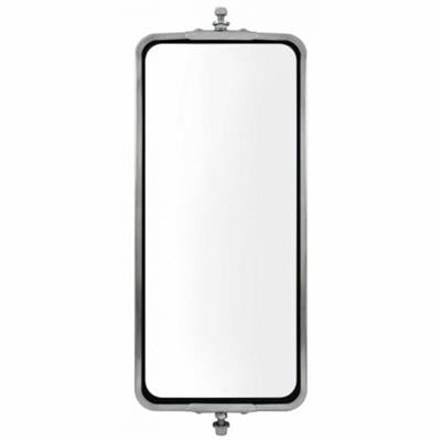 Universal 7" x 16" Stainless Steel West Coast Mirror (Heated)