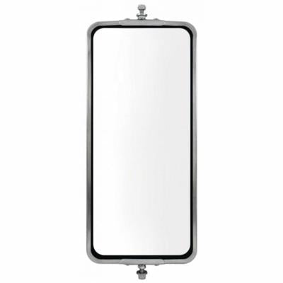 Universal 7" x 16" Stainless Steel West Coast Mirror (Not Heated)