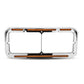 Universal Rectangular Flatline Headlight Bezel - Amber