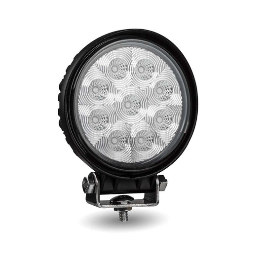 Universal Round High Powered LED Work Lamp (9 Diodes) - 1350 Lumens - Flood