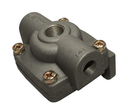 Valve, Quick Valve, Supply: 3/8" Delivery: (2) 1/4" QR-1