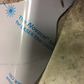 Visor 12" - 14" "V" Style w/ 8 Hidden Light Holes Kenworth T800/T600 Curve Windshield - Stainless Steel