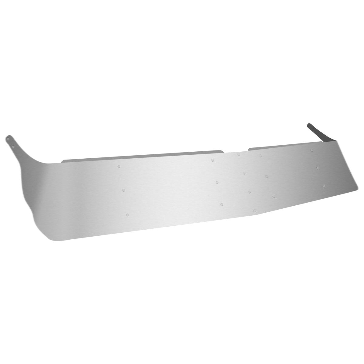 Visor 12.25" Stainless Steel Freightliner Business Class M2 106, M2 112 Flat Top (2003-2006)