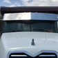 Visor 13" Vision / Granite Flat Top Model Cv713 CV, GU, CL, CH, CT, CX  (2002-2013)  Replaces Factory Fiberglass - Stainless Steel
