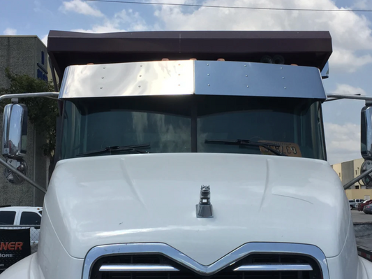 Visor 13" Vision / Granite Flat Top Model Cv713 CV, GU, CL, CH, CT, CX  (2002-2013)  Replaces Factory Fiberglass - Stainless Steel