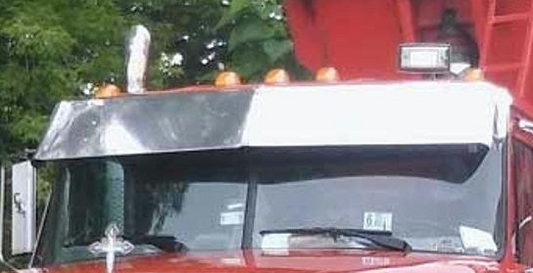 Visor 13" x 15" Mack CH V-Style