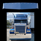 Visor 15" x 18" V-Style Freightliner FLD/Classic Condo Custom w/10-3/4” Light Holes Evenly Spaced Across the Top Face