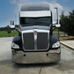 Visor 17" - 16.5" Kenworth T680 Mid & High Roof w/ 8 Hidden Light Holes