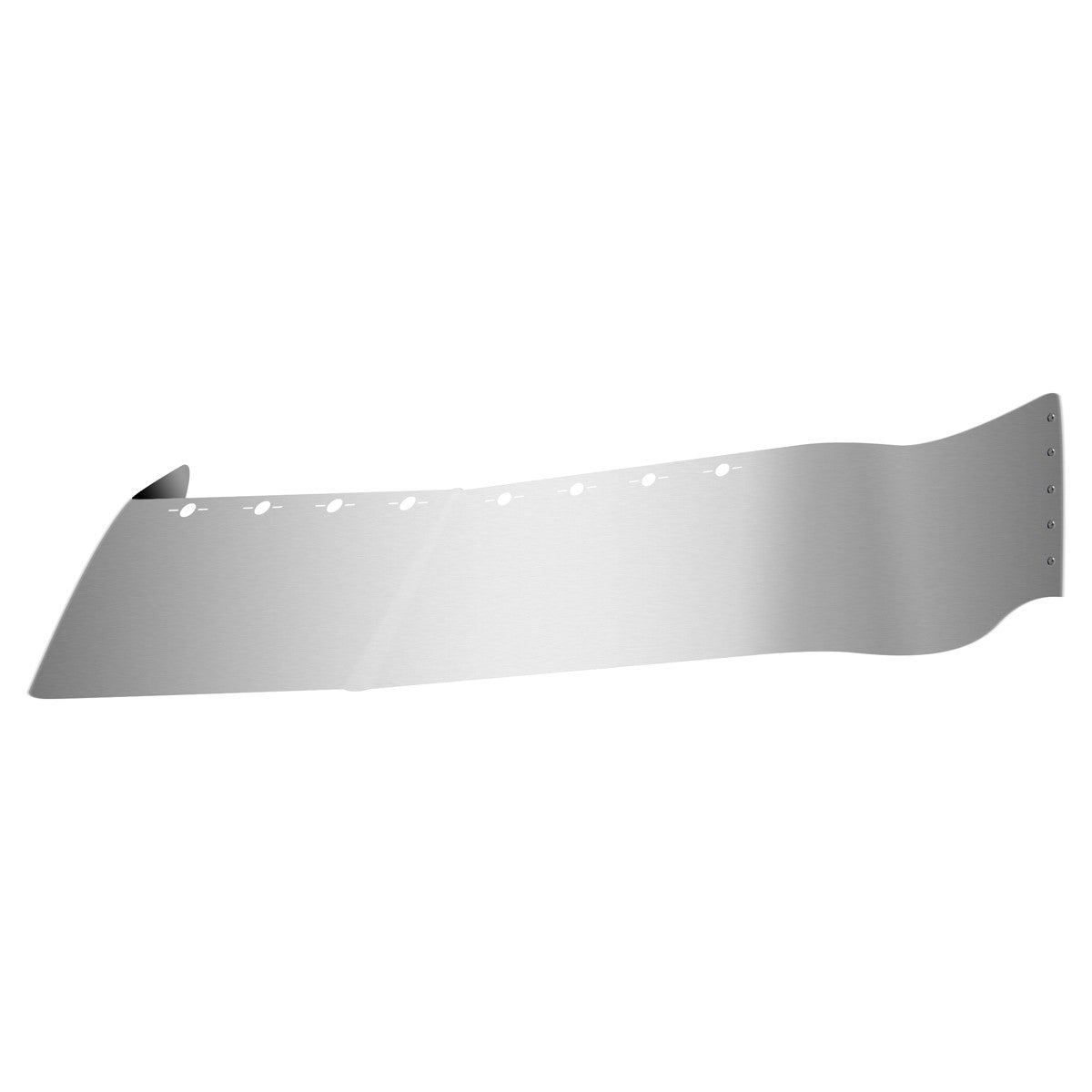 Visor 17" Volvo VN670 - 730 - 780 - VT800 Raised Roof with 8 Slotted Light Holes (2003+)