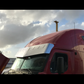 Visor 18" 1/2 Freightliner Cascadia & Day Cab. V-Style with 8 Hidden Light holes (2008-2017)