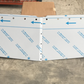 Visor 18" x 20" V-Style  w/ 14 - 3/4" Light Holes (3 Hole Side Mount) fits Freightliner Columbia / Century / Coronado (2004+)