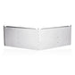 Visor 23" - 22" Freightliner Columbia/Century Semi V Style w/ (10) 3/4” Lights Holes - Stainless Steel 304 - 2 Hole Side Mount