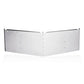 Visor 23" - 22" Semi V Style w/ (10) 3/4" Light Holes, Fits Freightliner Century / Columbia / Coronado 3 Hole Side Mount S.S 304