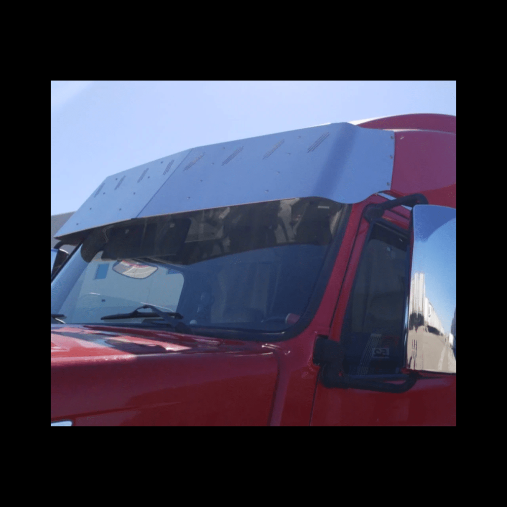 Visor fits Volvo V-Style 8 Hidden Light Hole Fits Volvo VNL High Roof