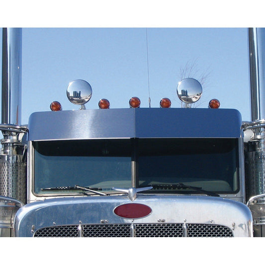 Visor Peterbilt 379/367. Standar Cab (1987+) 14" Boltless