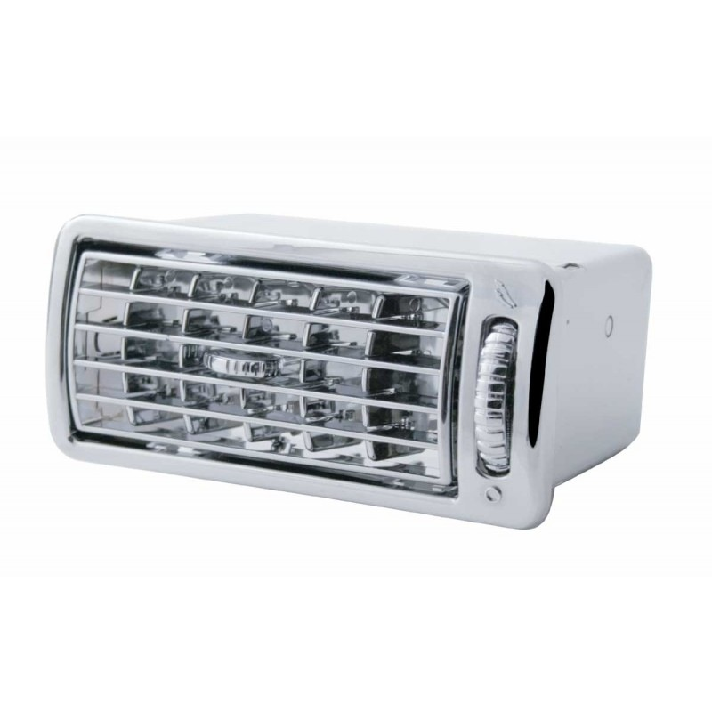 Chrome Plastic Volvo A/c Vent - Plain - Cab Interior