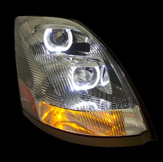 Volvo Aftermarket Headlight With Dual Function Led Bar. VN/VNL (2003+)