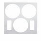 Volvo Stainless Steel A/C Control Trim