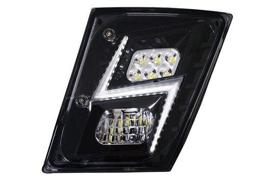 VOLVO VN/VNL 2003-2017 HIGH POWER LED FOG LIGHT BLACK (DRIVER)