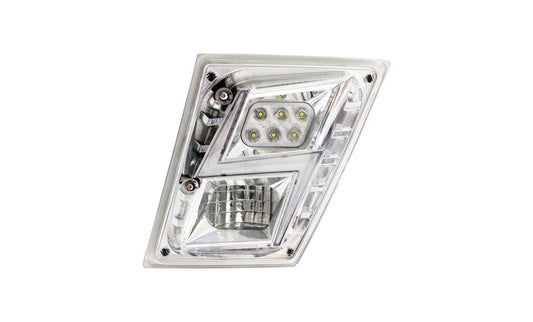 VOLVO VN/VNL 2003-2017 HIGH POWER LED FOG LIGHT CHROME (DRIVER)