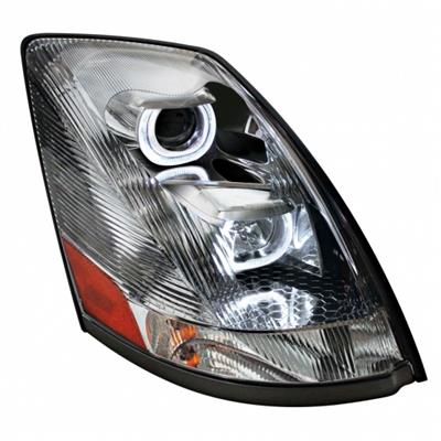 Volvo VN/VNL (2004+) Chrome Projection Headlight