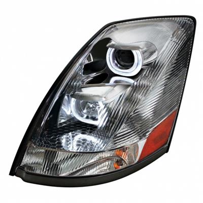 Volvo VN/VNL (2004+) Chrome Projection Headlight