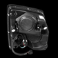 Volvo VN/VNL Chrome Projector Headlight W/White High Power LED Poisition/Daytime Running Light - Driver