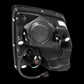 Volvo VN/VNL Matte Black Projector Headlight W/White High Power LED Position/Daytime Running Light  Driver