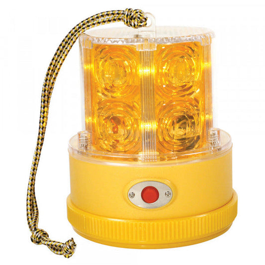 Warning & Hazard. 360° Portable Battery Operated LED Warning Lights. Amber. Beacon