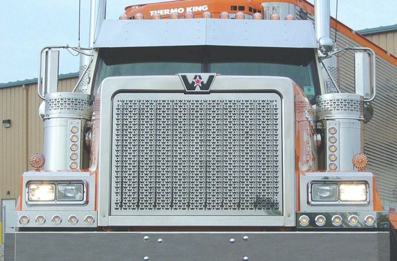 Western Star 4900EX Long Hood Grill W/ Star Holes