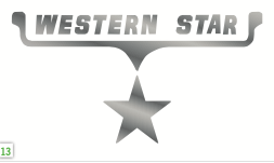 Western Star Logo Accent Trims ''Radiance'' (Pair)