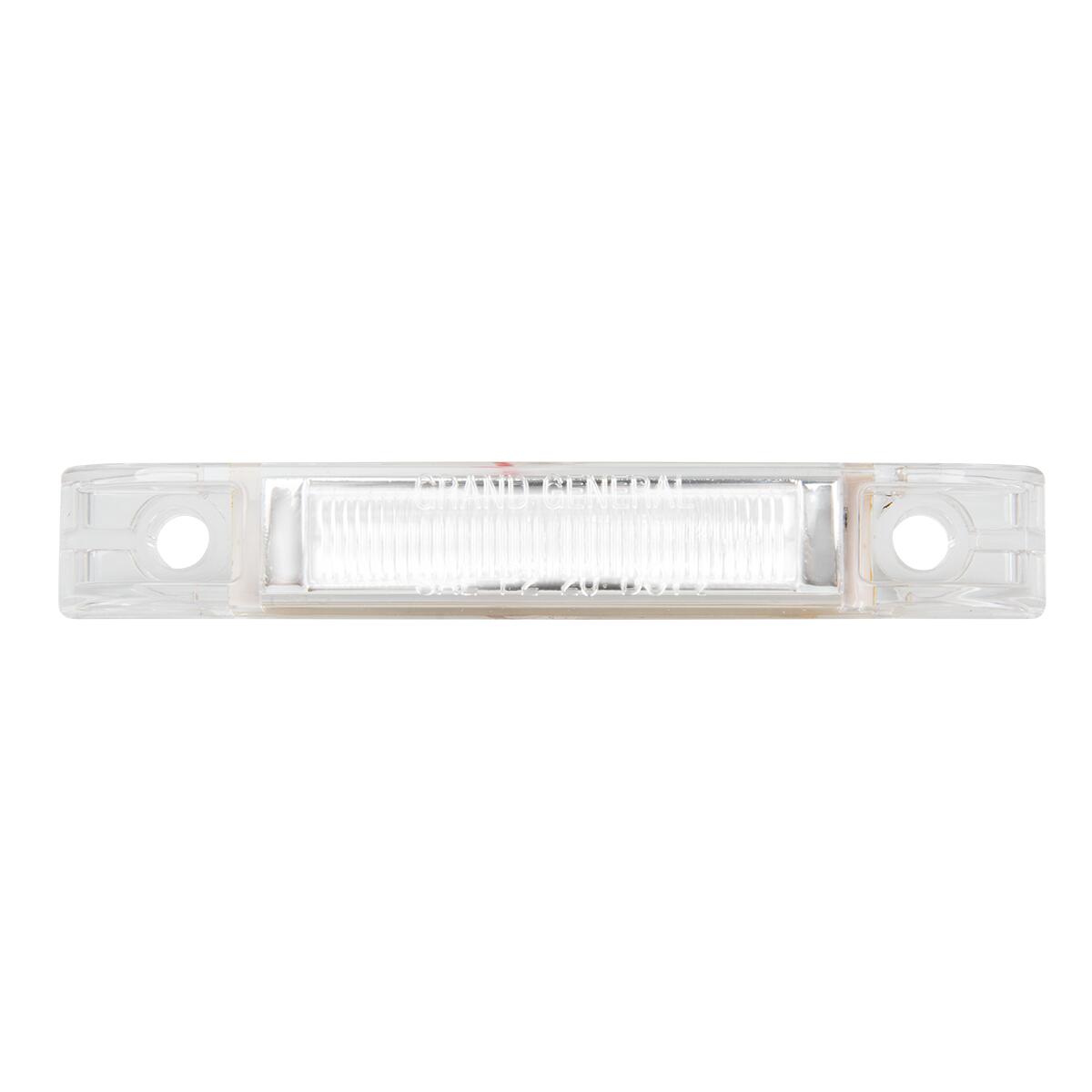 White / Clear Thin Line Surface Mount Prime LED Marker Light