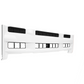 WHITE PAINTED GRILLE FOR 2008-2015 ISUZU NPR (ELF 200/300)