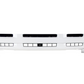 WHITE PAINTED GRILLE FOR 2008-2015 ISUZU NPR (ELF 400/500/600)