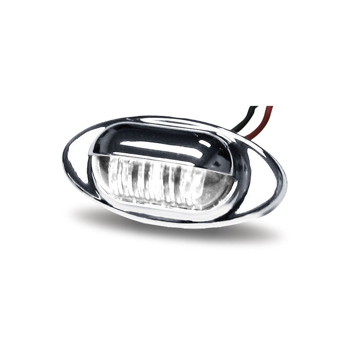 White Step LED Light (3 Diodes) - For License Plate