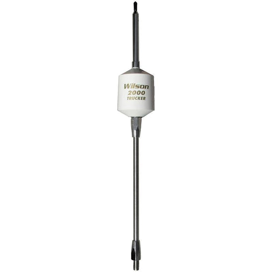 Wilson T2000 Series Mobile CB Trucker Antenna with 10" or 5" Shaft, White