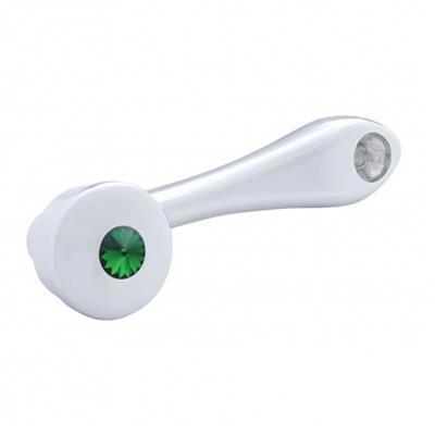 Window Crank w/ Slot Adaptor - Green Diamond