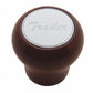 Wood Air Valve Knob W/ Stainless Steel "Trailer" Plaque.