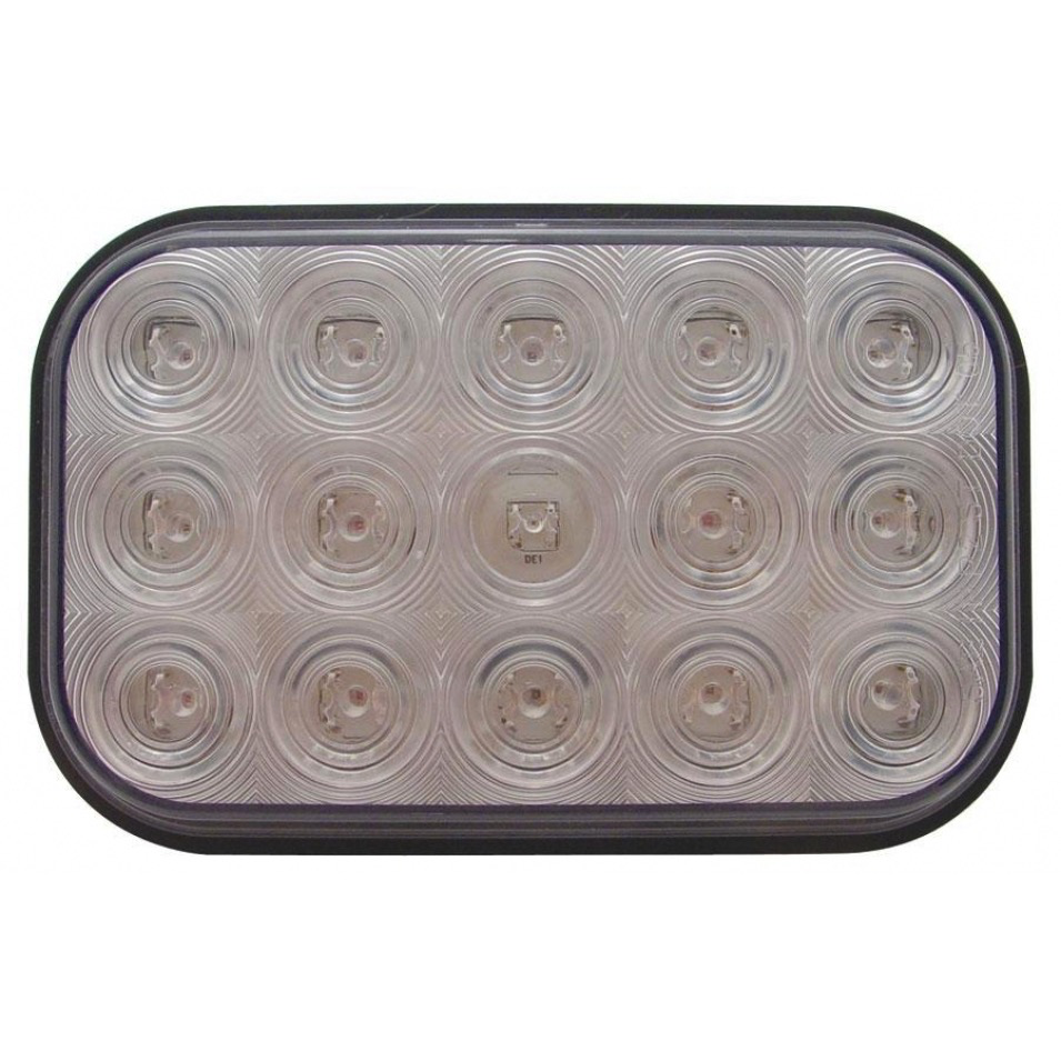 15 Led Rectangular Turn Signal Light - Amber Led/clear Lens Lighting & Accessories